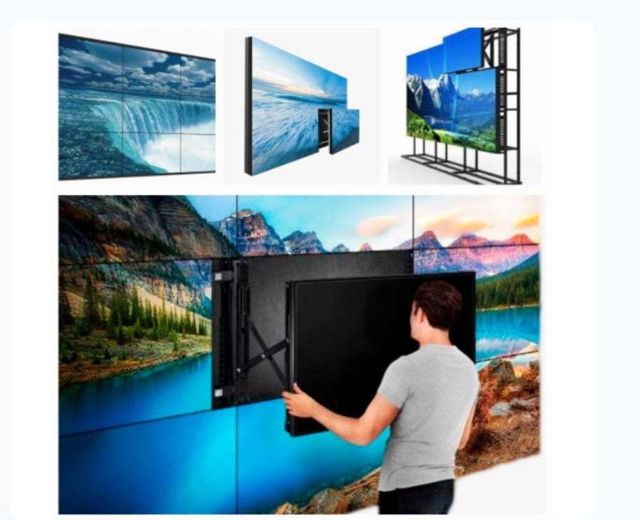 Video wall installation