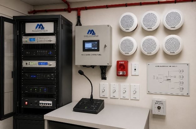 PA / voice alarm rack